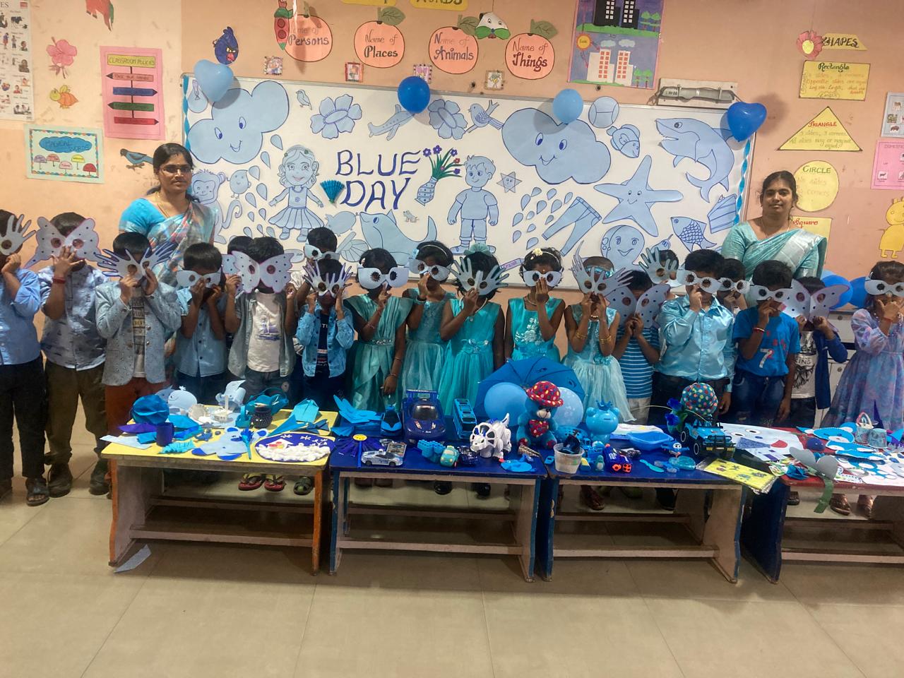 BLUE COLOUR DAY CELEBRATION-2024-25(UKG)