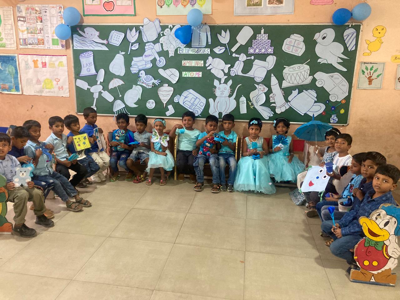 BLUE COLOUR DAY CELEBRATION-2024-25(UKG)
