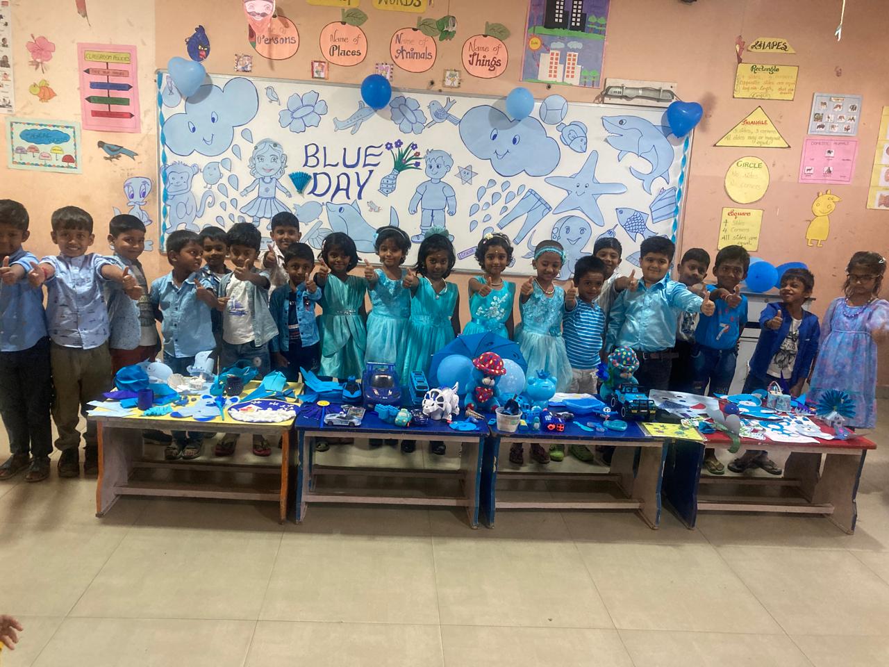 BLUE COLOUR DAY CELEBRATION-2024-25(UKG)