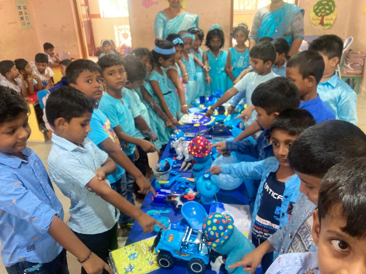 BLUE COLOUR DAY CELEBRATION-2024-25(UKG)