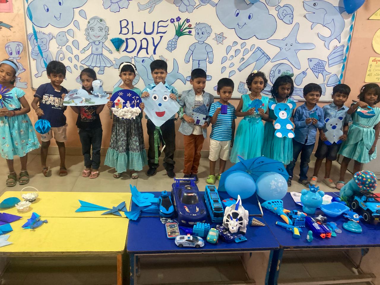 BLUE COLOUR DAY CELEBRATION-2024-25(UKG)
