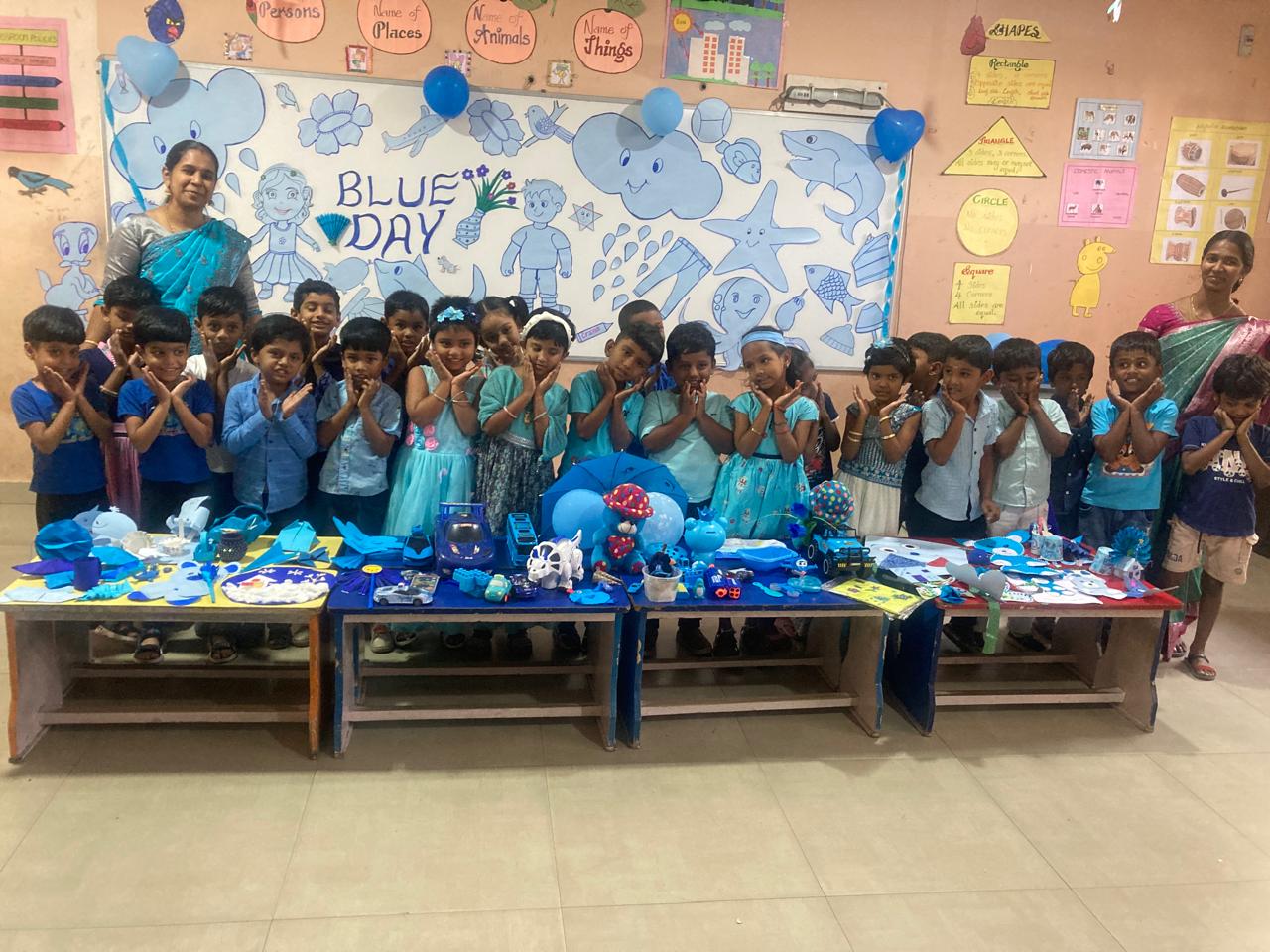 BLUE COLOUR DAY CELEBRATION-2024-25(UKG)