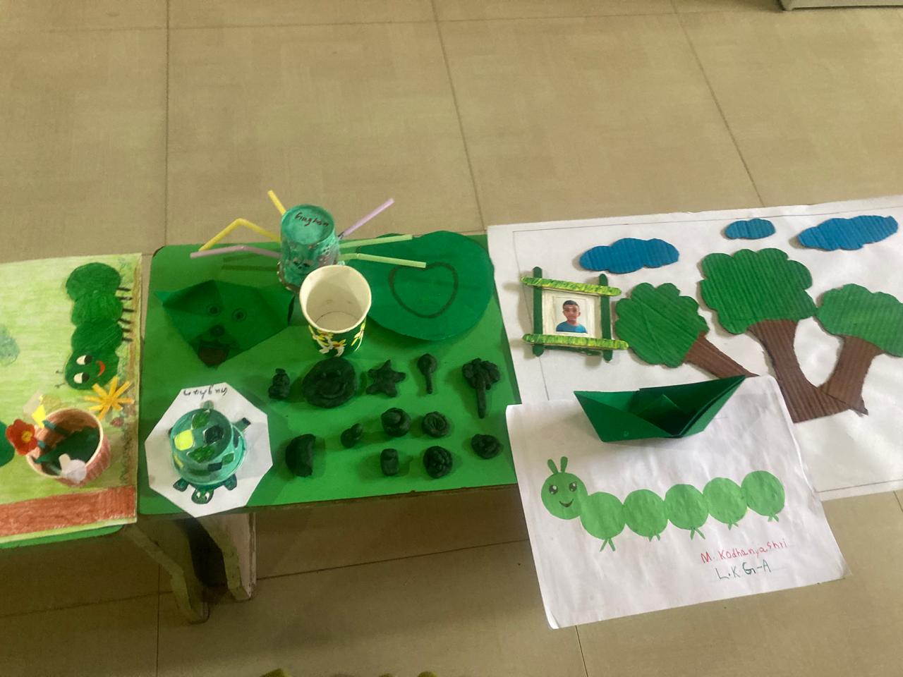 GREEN COLOUR DAY CELEBRATION-2024-25(LKG)