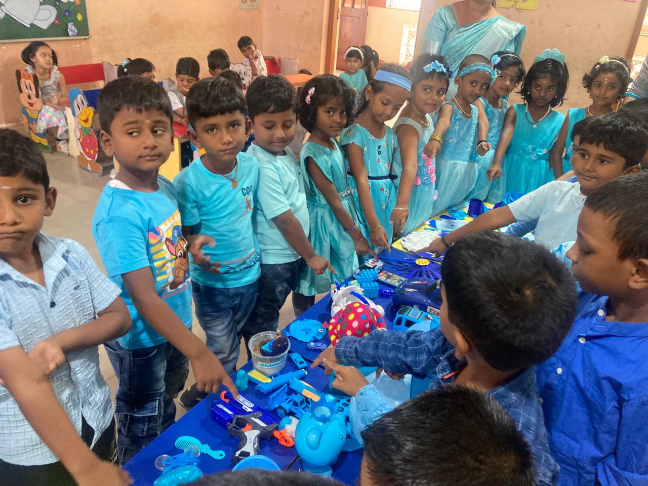 BLUE COLOUR DAY CELEBRATION-2024-25(UKG)