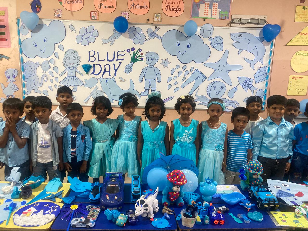 BLUE COLOUR DAY CELEBRATION-2024-25(UKG)