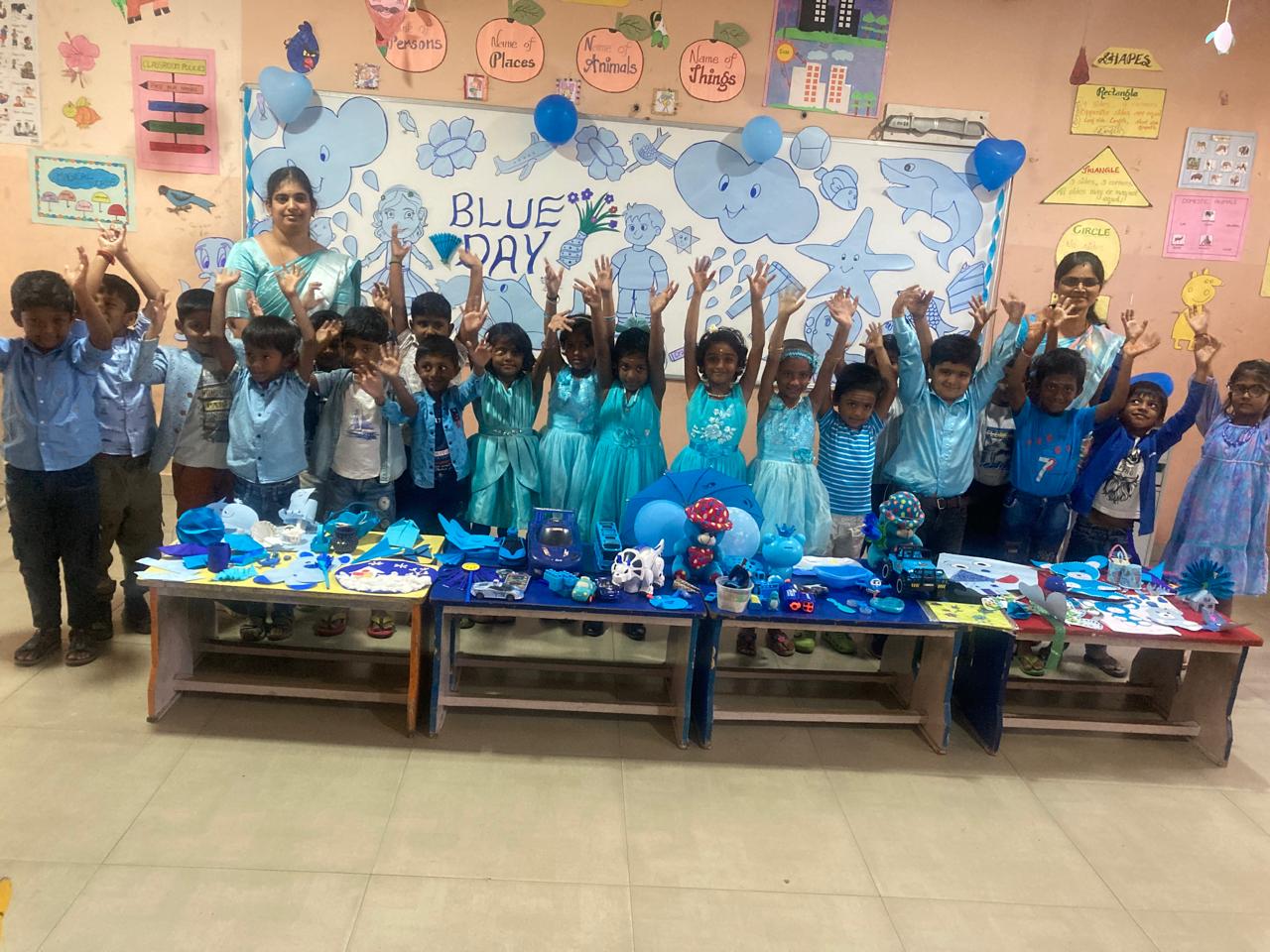 BLUE COLOUR DAY CELEBRATION-2024-25(UKG)
